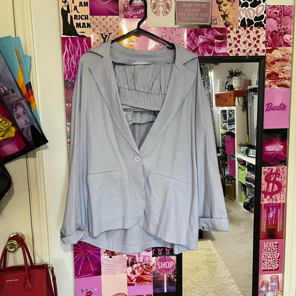 2 Piece Shorts and Lightweight Jacket